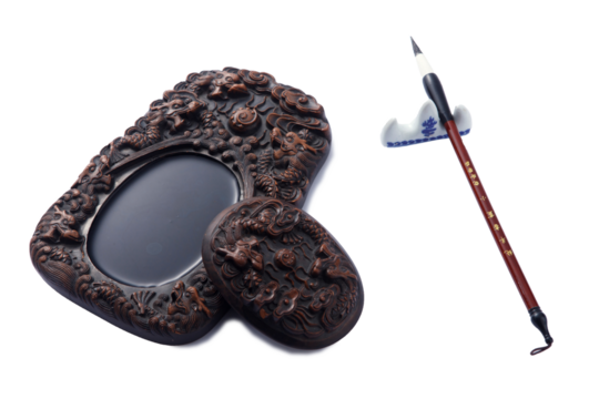 Brush and ink stone