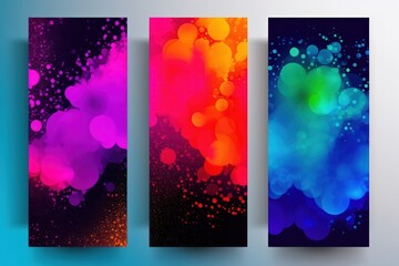 Bright and bold banner design