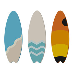 illustration of surfboard for ssurfing