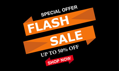 Flash Sale and Discount Banner Design