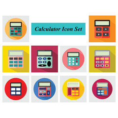 Simple collection of calculator icon sign concept. Trendy icon set illustration vector