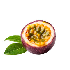passion fruit isolated on transparent background