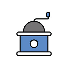  Coffee Grinder icon vector stock.