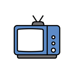 Television icon vector stock.