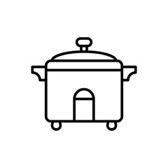 Cooker icon vector stock.