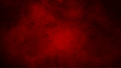 Red grunge textured wall closeup. Dark red weathered stone texture or background