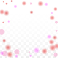 Hearts Confetti Falling Background. St. Valentine's Day pattern. Romantic Scattered Hearts Design Element. Love. Sweet Moment. Gift. Cute Element of Design for Sales or Celebration.