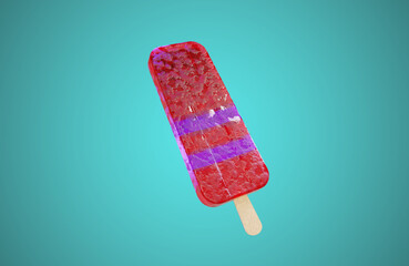 ice cream 3d render