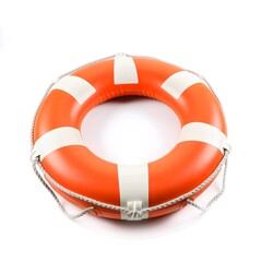 life buoy on white. ring buoy.
