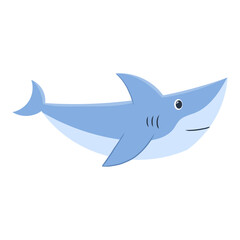 shark cartoon vector illustration 