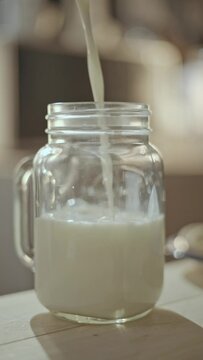 milk drop in slow motion