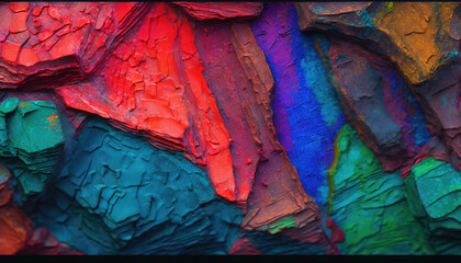 Multi colored Rock Nature Wallpapers, AI