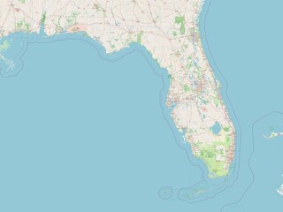 Florida, United States of America. OSM. No legend