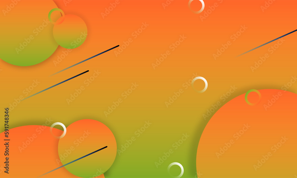 Wall mural abstract technology minimal background design vector using geometric shapes, lines and gradients use