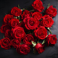 red roses