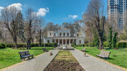 Botanical garden in Odessa, Ukraine. Main building