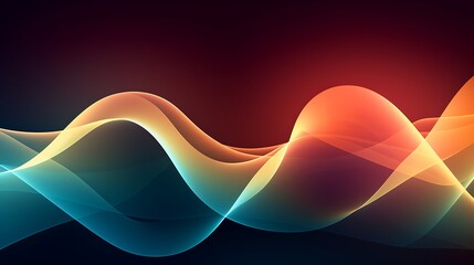 Line art illustration on light background. Motion line design. Vibrant gradient background. Modern abstract template design. Web banner layout template. Abstract art background. White background.