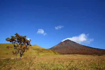 秋の由布岳