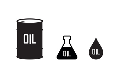 oil icon on white background