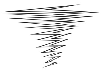 Abstract background with tapered zigzag line pattern