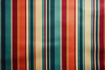 Striped Awning Fabric Texture. Generative AI - obrazy, fototapety, plakaty