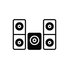 Audio System icon vector stock.