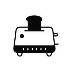 Toaster icon vector stock.