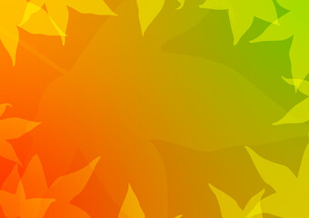 Seamless nature summer leaf plant abstract decoration vector background