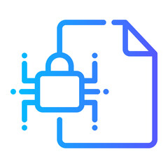 Data Encryption gradient icon