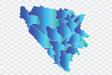 Bosnia Map teal blue Color Background quality files png
