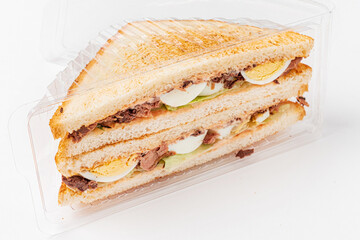tasty sandwich in the box