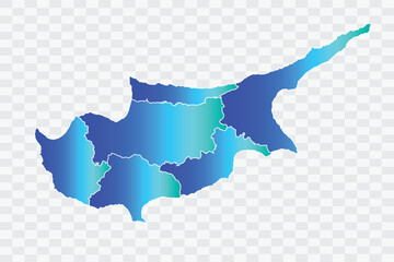 Cyprus Map teal blue Color Background quality files png