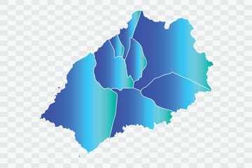 St Helena Map teal blue Color Background quality files png