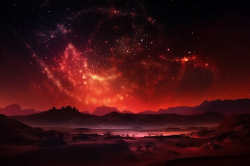 Naklejka premium modern dark galaxy abstract background