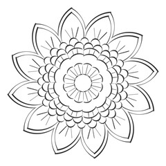 Mandala Art design in circle. Simple mandala design floral mandala art beautiful mandala artwork