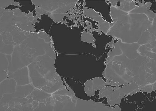 Balck World map wave background classic style