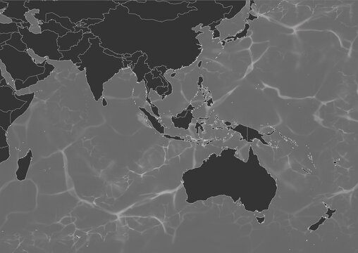Balck World map wave background classic style
