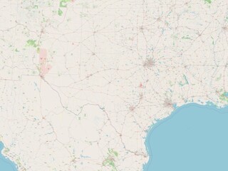 Texas, United States of America. OSM. No legend