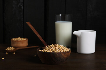 Soy milk and soy, composition for healthy food concept