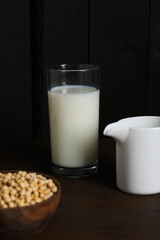 Soy milk and soy, composition for healthy food concept