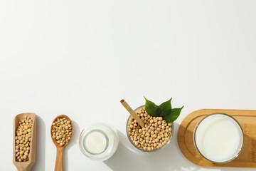 Soy milk and soy, composition for healthy food concept