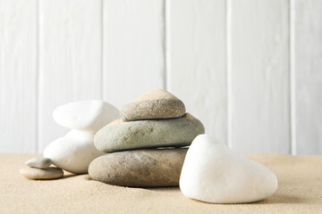 Fototapeta na wymiar Composition for Zen, Relaxation, Harmony and Balance concept