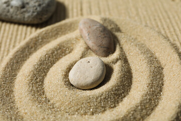 Fototapeta na wymiar Composition for Zen, Relaxation, Harmony and Balance concept