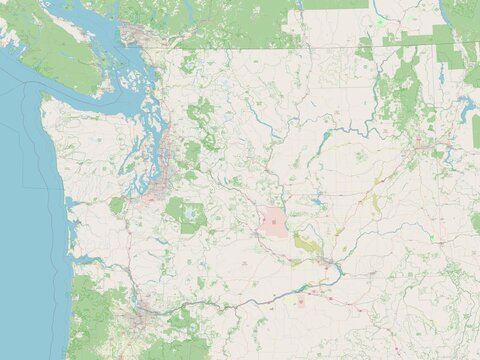 Washington, United States of America. OSM. No legend