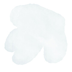 Grey White Watercolour Shapes