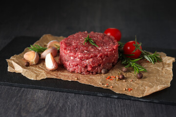 Ingredient for cooking grilled meat - ground meat
