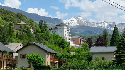 Naklejka premium Alpen in Frankreich - Route des Grandes Alpes