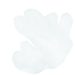 Grey White Watercolour Shapes