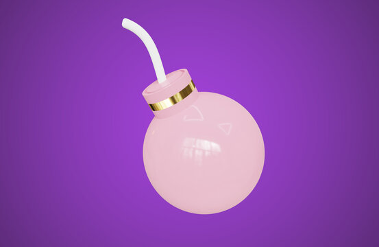 bomb rose style 3d render