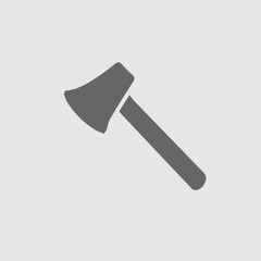Axe vector icon eps 10. Simple isolated pictogram.